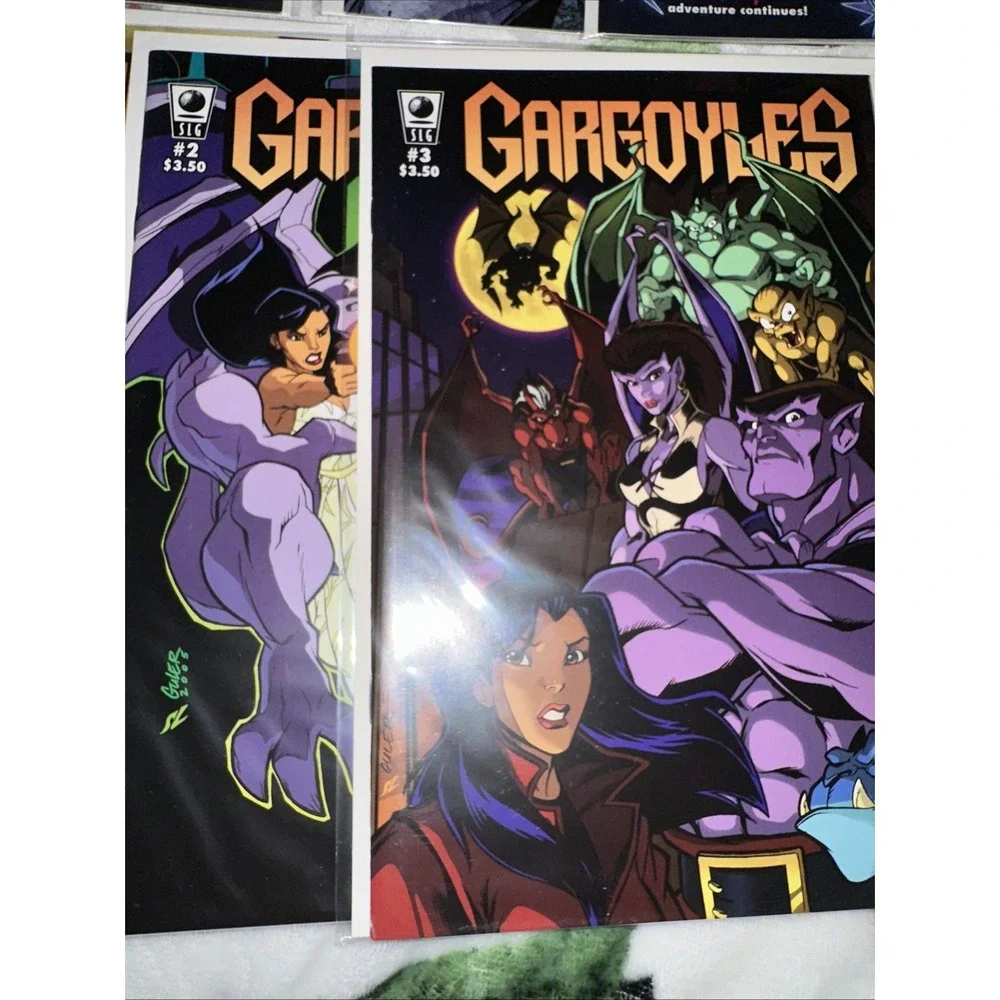 DISNEY'S SLG GARGOYLES 1 2 3 4 5 6 7 8 SLG 2006 + GARGOYLES BAD GUYS 1